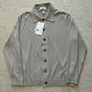 S Cos Collared Sweater Cardigan